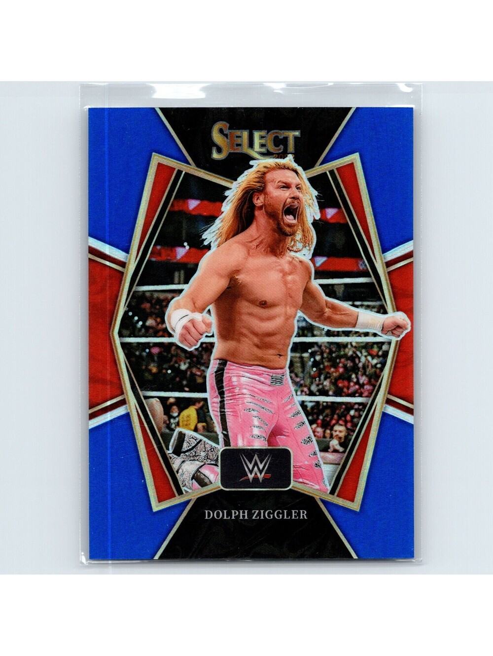 2022 Panini Select WWE Dolph Ziggler #161 Blue Prizm #/199